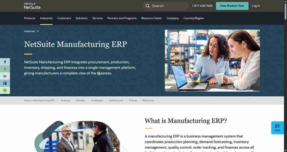 NetSuite Manufacturing Edition